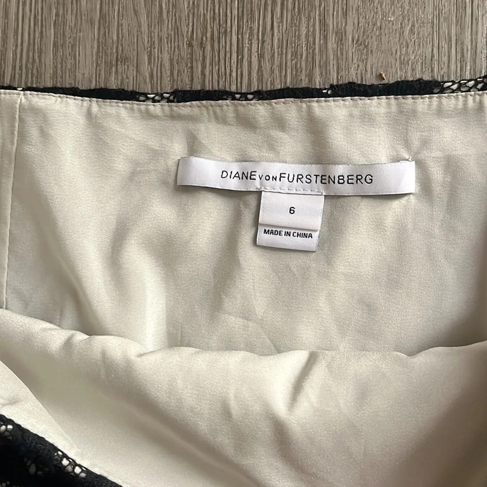 Authentic Diane Von Furstenburg mini skirt.